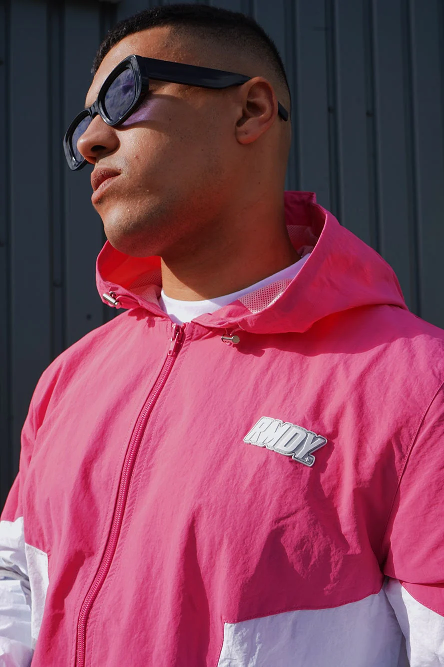 Pink Panel RMDY. Windbreaker