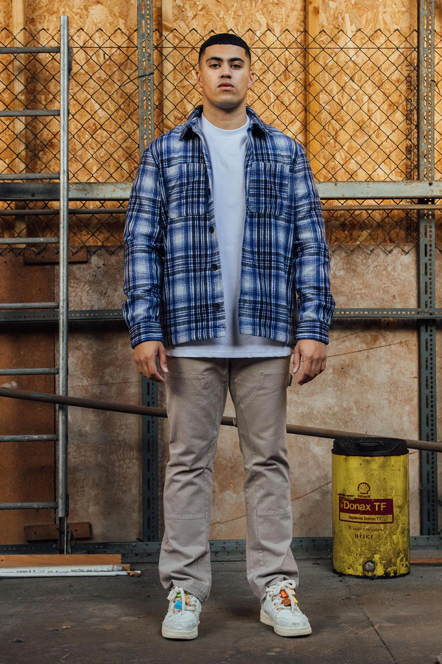 Blue Cotton Shirt Flannel