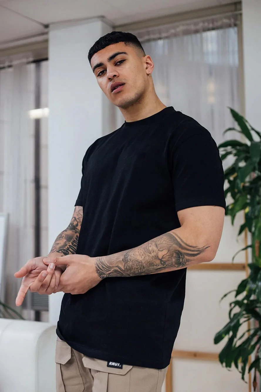 Slim Fit Black RMDY. Tee
