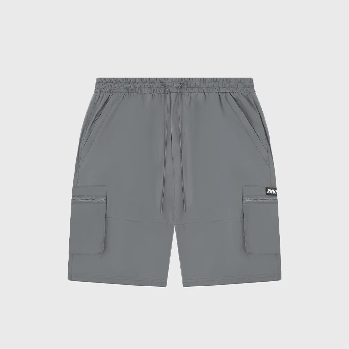 Grey Tech Cargo Shorts