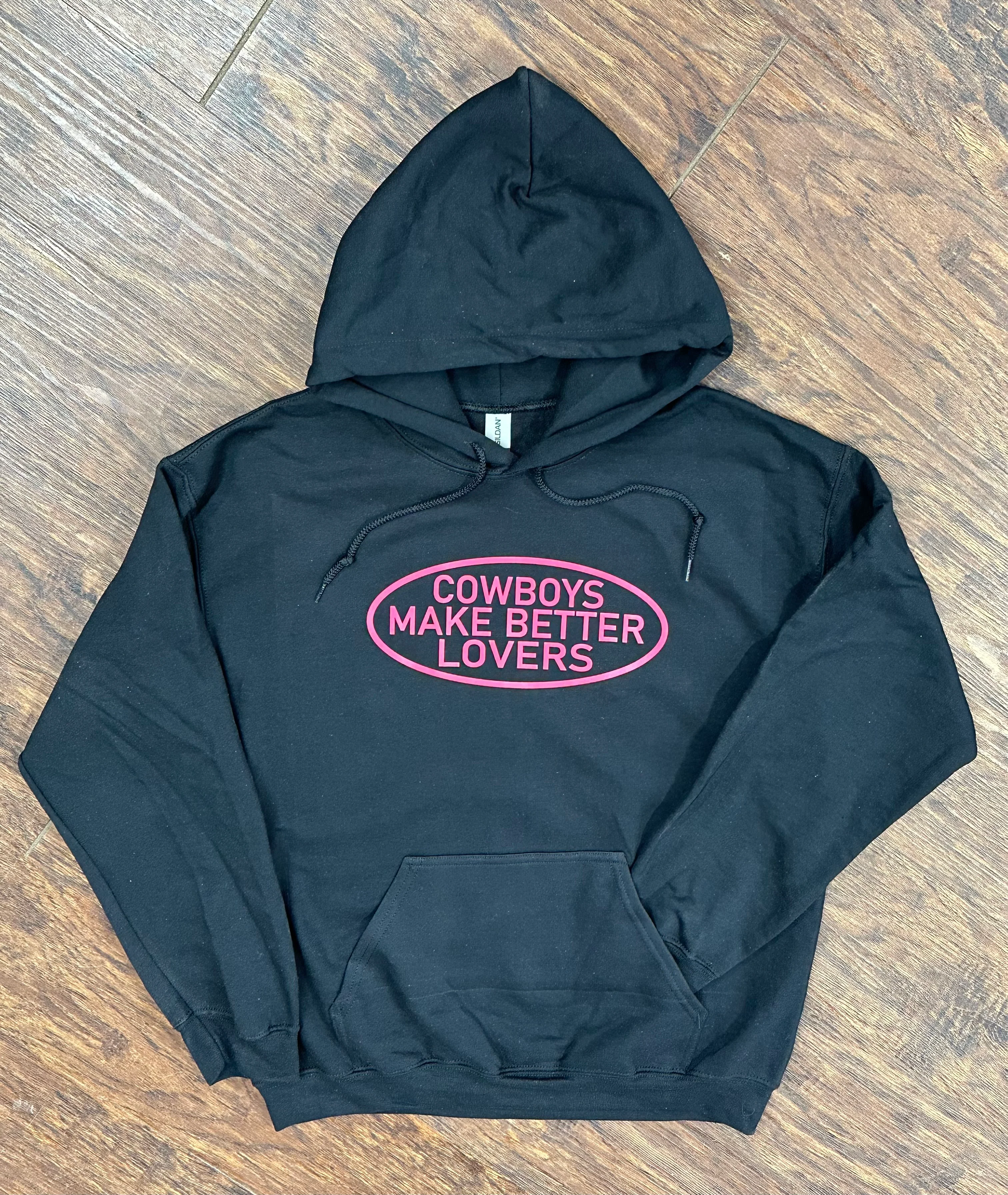 Hot Pink Better Lovers - Black Adult Hoodie