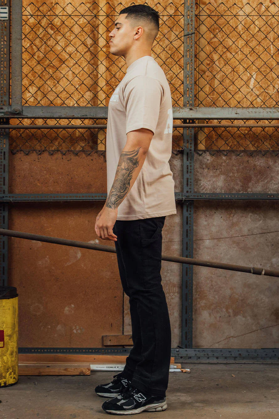 Gone Global Taupe Graphic Tee