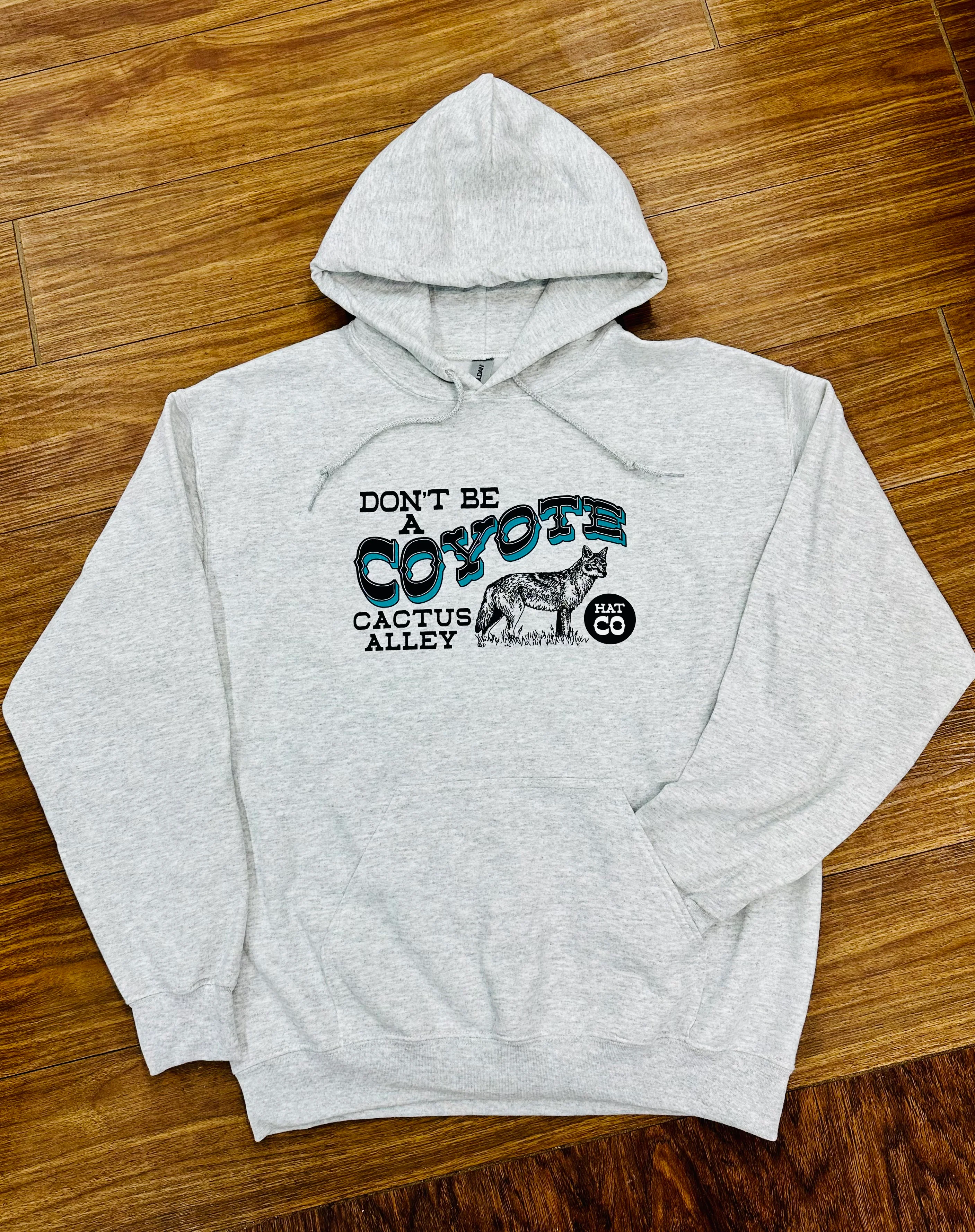 Coyote - Ash Grey Adult Hoodie