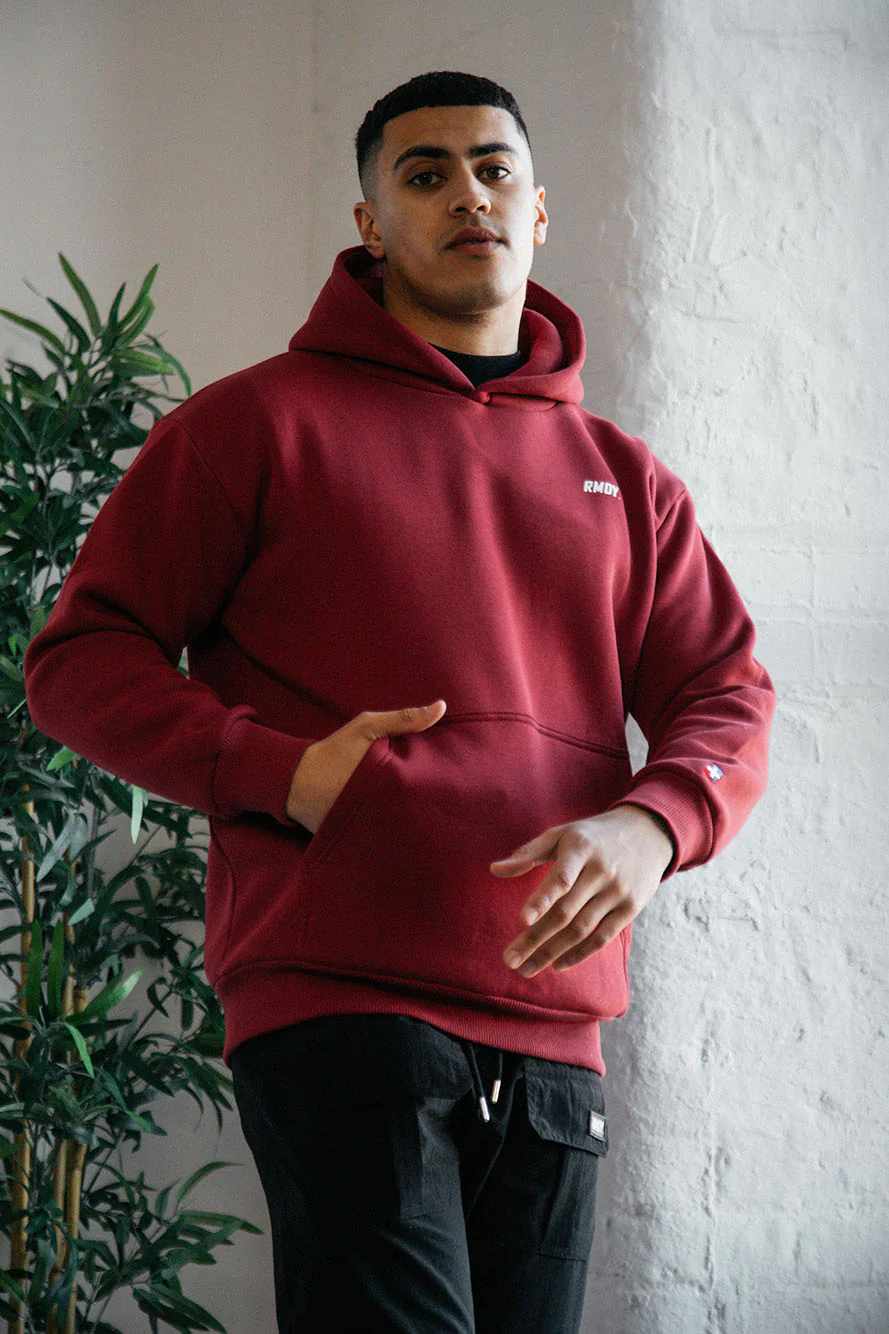 Burgundy RMDY. Hoodie